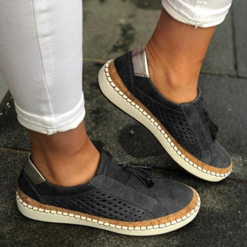 Classic orthoflex slip-on everyday shoes for women | Arden -5